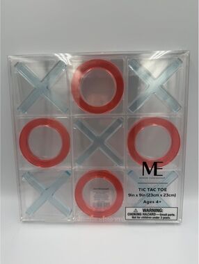 Modern Expressions Tic Tac Toe Game Set 9in x 9in Ages 4+